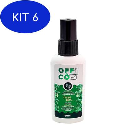 Imagem de Kit 6 Neutralizador Bloqueador Odores Sanitários Capim Limão 60Ml