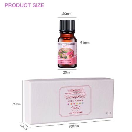 Kit 6 Oleos Essenciais Mais Vendidos 100% Natural P/ Difusor - KIT 6 ESSENCIAS Imagem de Kit 6 Oleos Essenciais Mais Vendidos 100% Natural P/ Difusor