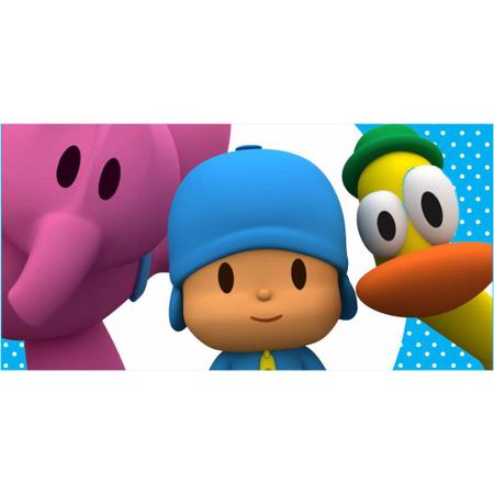 Desenho Pocoyo - 10 Displays de Festa 30cm Totens