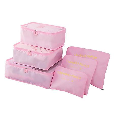 Kit 6 Pe as Necessaires Organizadora Mala Viagem Travel Bag