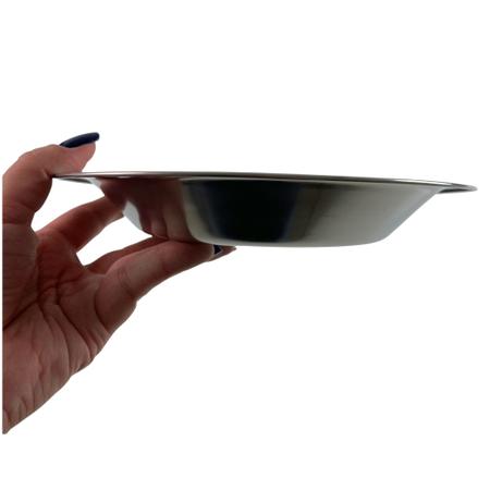 Imagem de Kit 6 Peças Travessa Oval Funda Aço Inox 30cm Bandeja Restaurante Baixela Para Servir