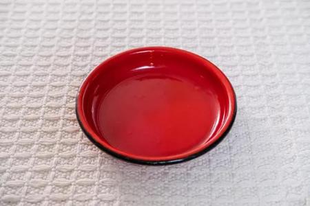 Imagem de Kit 6 Pratos Sobremesa Ágata Esmaltados 16 Cm Vermelho