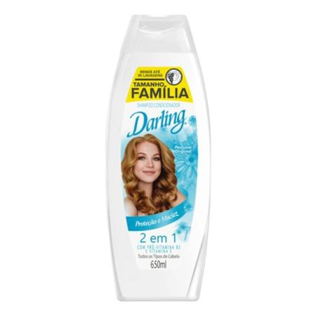 Imagem de Kit 6 shampoos darling 650ml 2 em 1