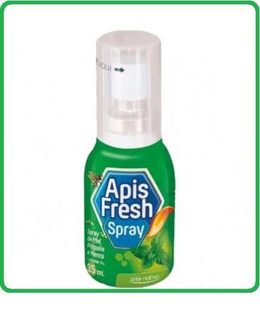 Imagem de Kit 6 Spray Mel Própolis Menta 35ml Apis Fresh - Arte Nativa