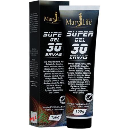 Kit 6 Super Gel 30 Ervas 150g + 5 Pomada Massageadora Milagrosa 150g - Bio Instinto Imagem de Kit 6 Super Gel 30 Ervas 150g + 5 Pomada Massageadora Milagrosa 150g