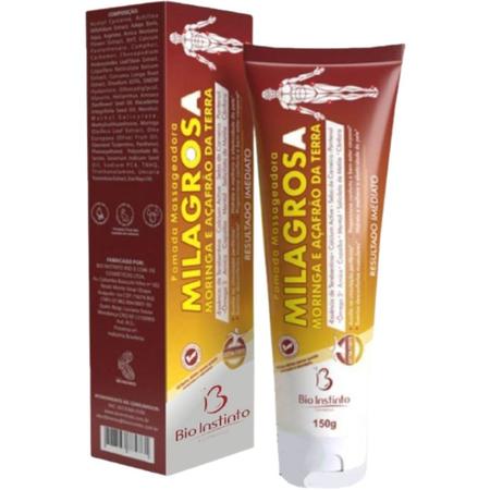Kit 6 Super Gel 30 Ervas 150g + 5 Pomada Massageadora Milagrosa 150g - Bio Instinto Imagem de Kit 6 Super Gel 30 Ervas 150g + 5 Pomada Massageadora Milagrosa 150g
