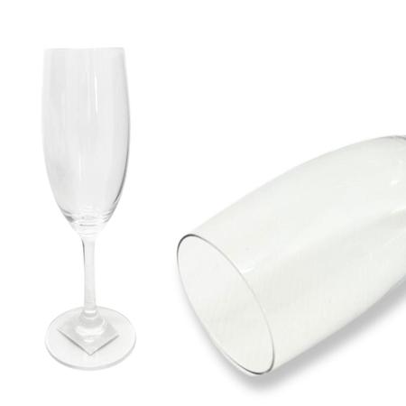 Imagem de Kit 6 Taças de Vidro para Champagne 220ml: Beba com Elegância e Estilo em Momentos Especiais c/ Este Conjunto Tradicional de Taças Finamente Acabadas