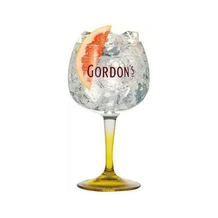 Imagem de Kit 6 Taças para Gin Gordon's 600ml Original Amarelo Rosa