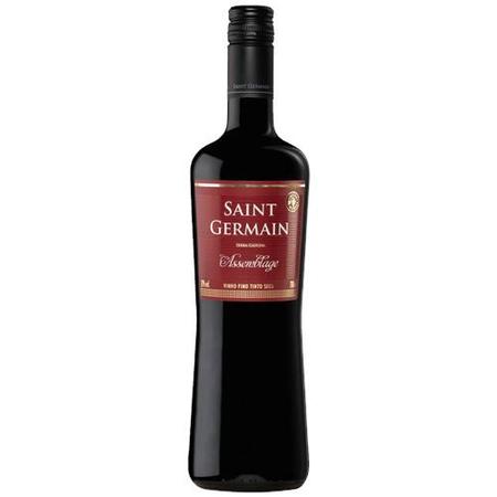 Imagem de Kit 6 und Vinho Saint Germain Tinto Seco Assemblage Serra Gaúcha 750 ml