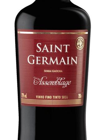 Imagem de Kit 6 und Vinho Saint Germain Tinto Seco Assemblage Serra Gaúcha 750 ml