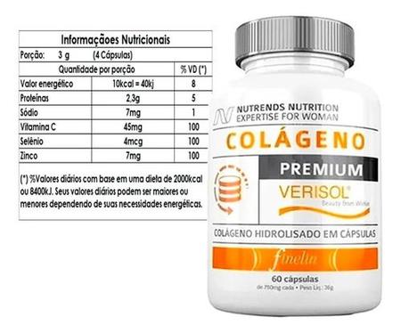 Imagem de Kit 6x Colágeno Verisol Premium 60 Capsulas Nutrends