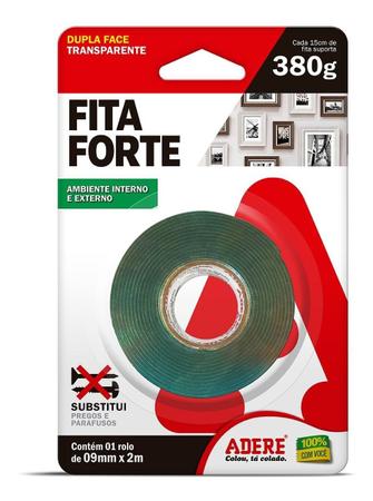 Imagem de Kit 6x Fita Dupla Face Profissional Extra Forte - 9 Mm X 2m