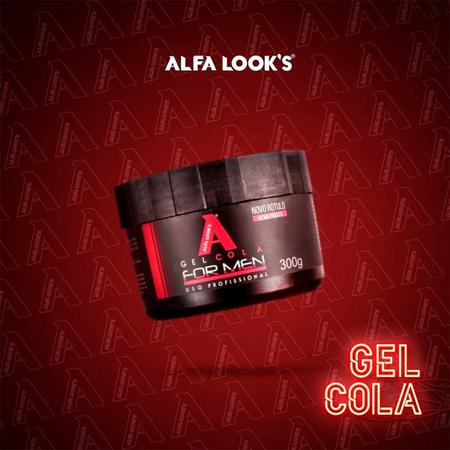 Imagem de Kit 6x Gel Cola Incolor Profissional 300g Alfa Look's