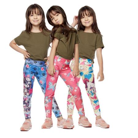 SHEIN Kids HYPEME 2 Peças/calças Legging Forrada Com Flanela, Design De  Letras Em Cartoons Personalizados E Legais Para Garotas Adolescentes