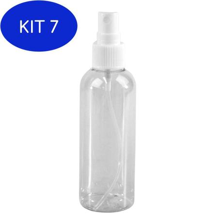 Imagem de Kit 7 Frasco Multiuso 100Ml Com Spray