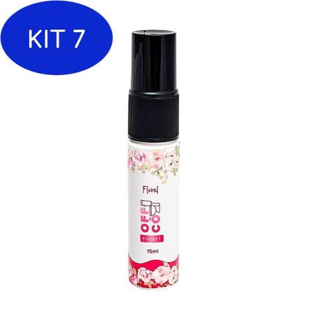 Imagem de Kit 7 Offcô Floral Bloqueador Odores Sanitários 15Ml