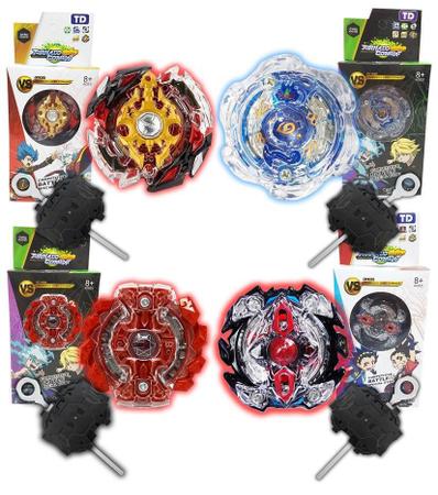 Kit 8 Beyblades De Metal Com Maleta E Puxadores - TopMixShop - Pião de  Batalha e Acessórios - Magazine Luiza