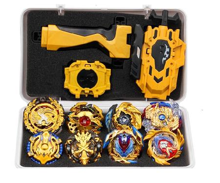 Kit 8 Beyblades De Metal Com Maleta E Puxadores - TopMixShop - Pião de  Batalha e Acessórios - Magazine Luiza