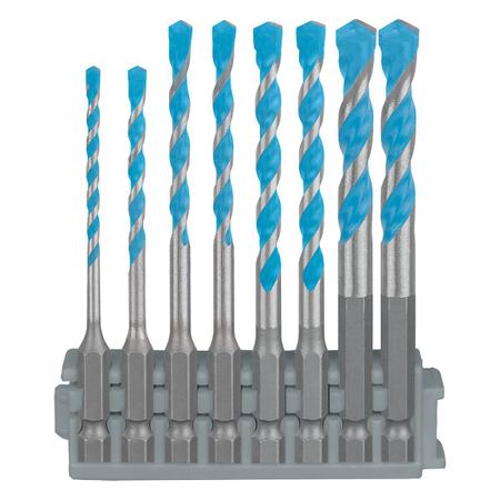 Imagem de Kit 8 Brocas HEX-9 Multiconstruction Ø3/4/5/5/6/6/8/8 Bosch