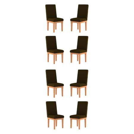 Imagem de KIT 8 Cadeiras Estofadas Reforçadas para Sala de Jantar