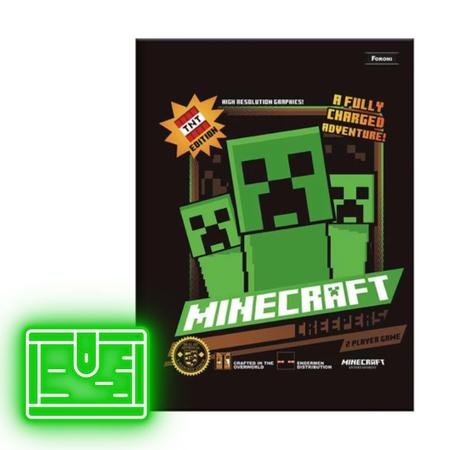 3 Caderno Minecraft Espiral + Brochura 1/4 + Caderno Desenho - Foroni -  Caderno de Desenho - Magazine Luiza