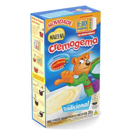 Imagem de Kit 8 Cremogema Mingau Papinha Amido Milho Tradicional 200G