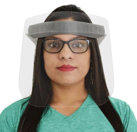 Imagem de Kit 8 Mascara Facial Protetora Anti Respingos Face Shield