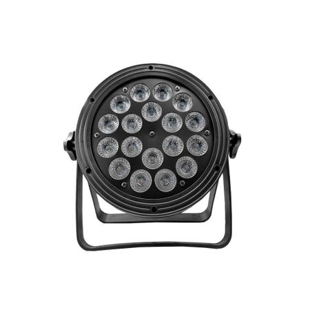 Imagem de Kit 8 par led 18x12w + máquina de fumaça 600w + mesa pilot