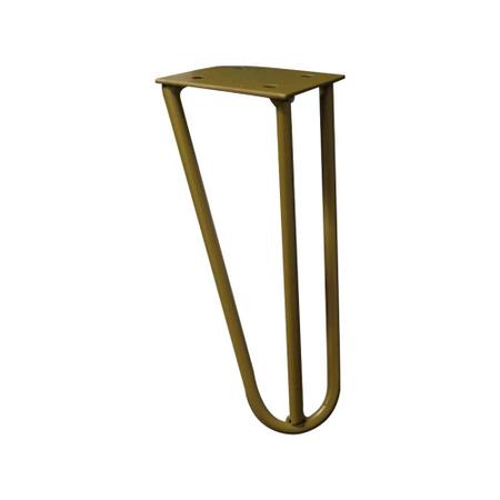 Kit 8 Pés de Metal 15 CM Hairpin Legs Mesas de Centro Puffs Dourado G41 - Gran Belo Imagem de Kit 8 Pés de Metal 15 CM Hairpin Legs Mesas de Centro Puffs Dourado G41