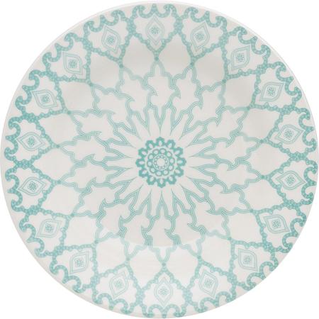 Imagem de Kit 8 Pratos Fundos Donna Mandala Oxford Cerâmica 22Cm