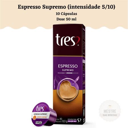 Imagem de Kit 80 Cápsulas TRES Corações - Bebidas Cremosas e Cafés Espressos