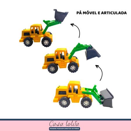 Imagem de Kit 9 Brinquedo Menino Carrinho Caminhão Trator Cegonha Top