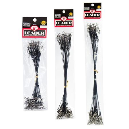 Kit 10 Empate Chicote Leader Aço Grande 50 Cms X 1 Mm /50 Kg