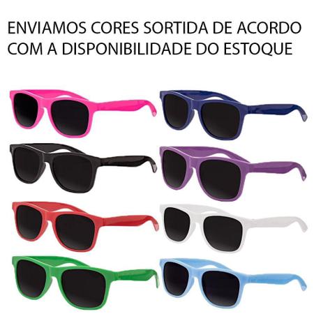 Kit 90 Unidades Óculos Para Festa Lentes - Moda Solaris - Óculos