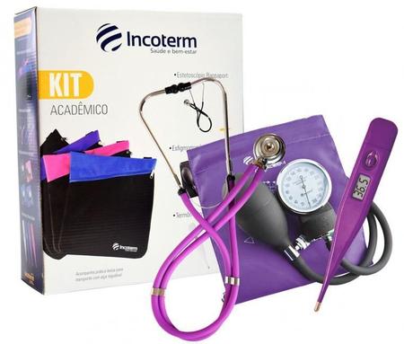 Imagem de Kit Acadêmico Lilás com Bolsa Incoterm