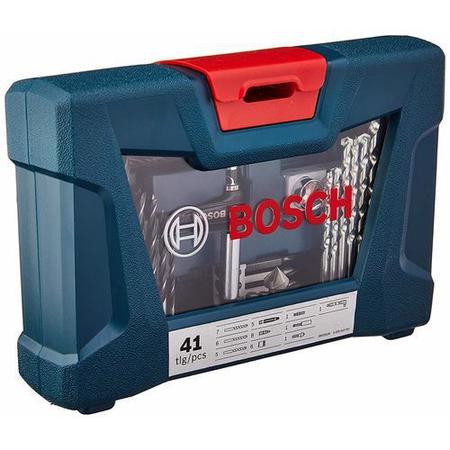 Kit Acessórios - Bosch V-Line azul 41 Peças Imagem de Kit Acessórios - Bosch V-Line azul 41 Peças
