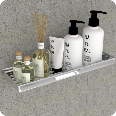 Imagem de Kit Acessórios Para Banheiro Cromado 6 Peças Quadrado