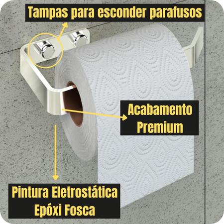 Imagem de Kit Acessórios Para Banheiro Cromado 6 Peças Quadrado