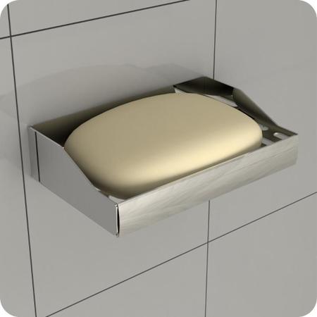 Imagem de Kit Acessórios Para Banheiro Inox 5 Peças Master Slim Df