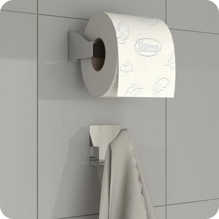Imagem de Kit Acessórios Para Banheiro Inox 6 Peças Master Slim Df