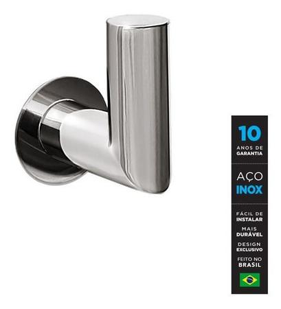 Imagem de Kit Acessórios Para Banheiros 5 Peças Inox - Kromus Kitme5