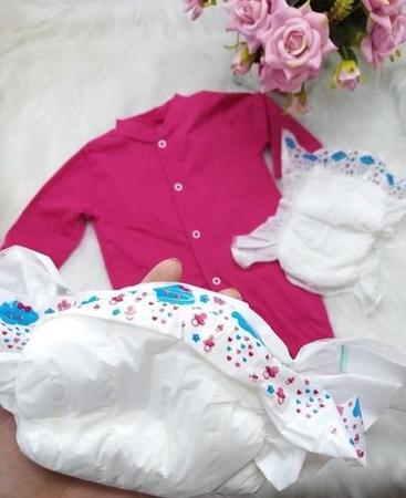 Kit roupinhas boneca bebe reborn rosa acessorios - Poshop Bebê