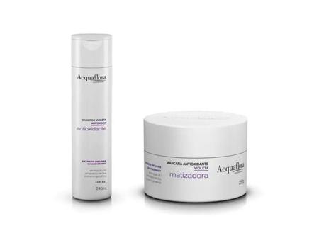 Imagem de Kit  Acquaflora Matizador Antioxidante shampoo+ mascara
