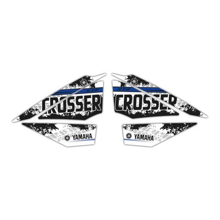 Kit Adesivos Faixa Moto Yamaha Xtz Crosser 150 2022 Emblema