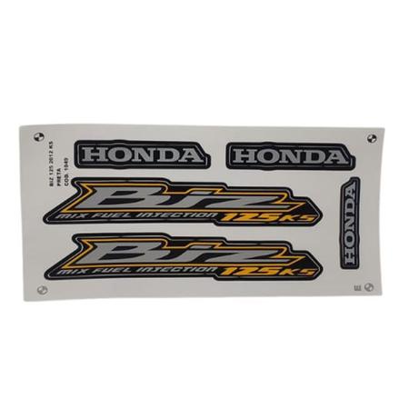 Adesivo Honda Biz 125 - 2 Adesivos Moto Honda 12 cores em Vinil
