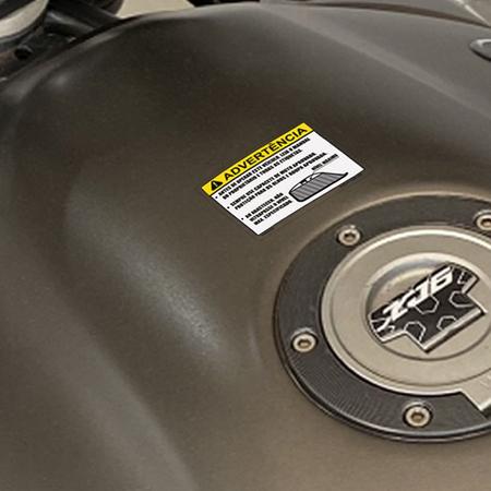 Imagem de Kit Adesivos Logo Yamaha Xj6 2013/2014 Faixa do Tanque Cinza