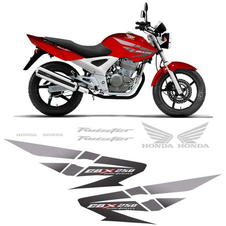 Kit Adesivos Moto Honda Twister Cbx 250 2008 Modelo Original