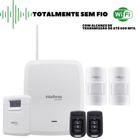 Kit sistema de alarme sem fio - amt 8000 - intelbras - Alarme Residencial -  Magazine Luiza