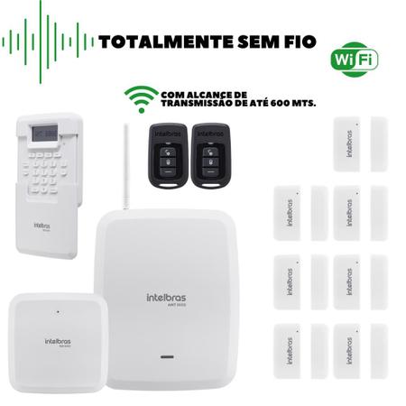 Kit sistema de alarme sem fio - amt 8000 - intelbras - Alarme Residencial -  Magazine Luiza