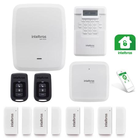 Kit sistema de alarme sem fio - amt 8000 - intelbras - Alarme Residencial -  Magazine Luiza